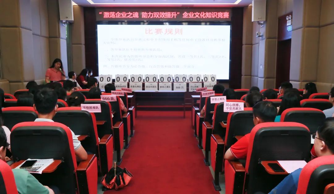 激荡企业之魂 助力双效提升——白云山征途国际官网公司乐成举行企业文化知识竞赛